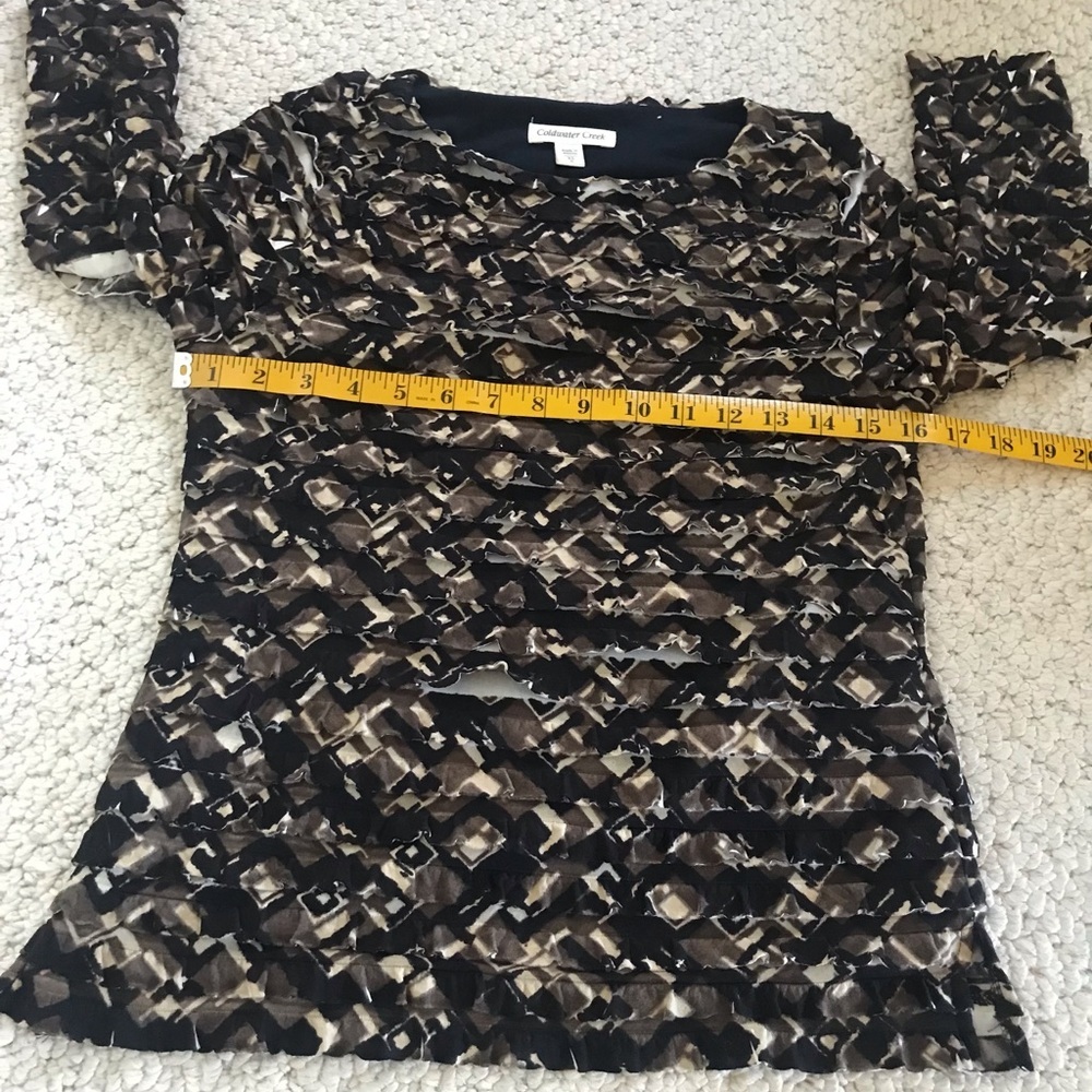 Coldwater Creek Ruffled Layered Top - Picture 10 of 14